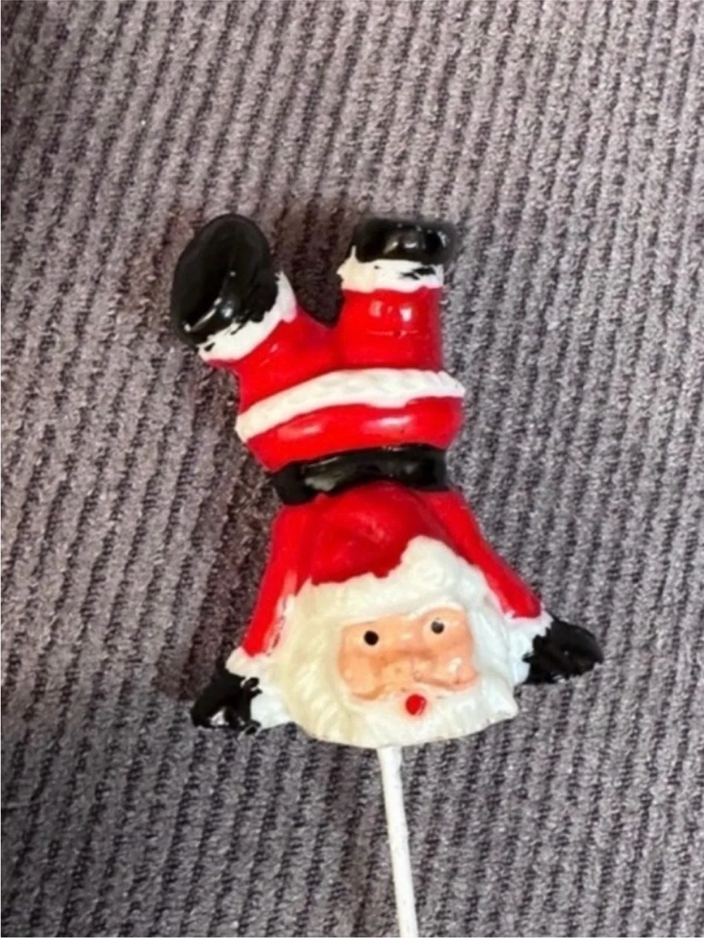 Vintage Christmas elf knee hugger reindeer Santa ornaments lot